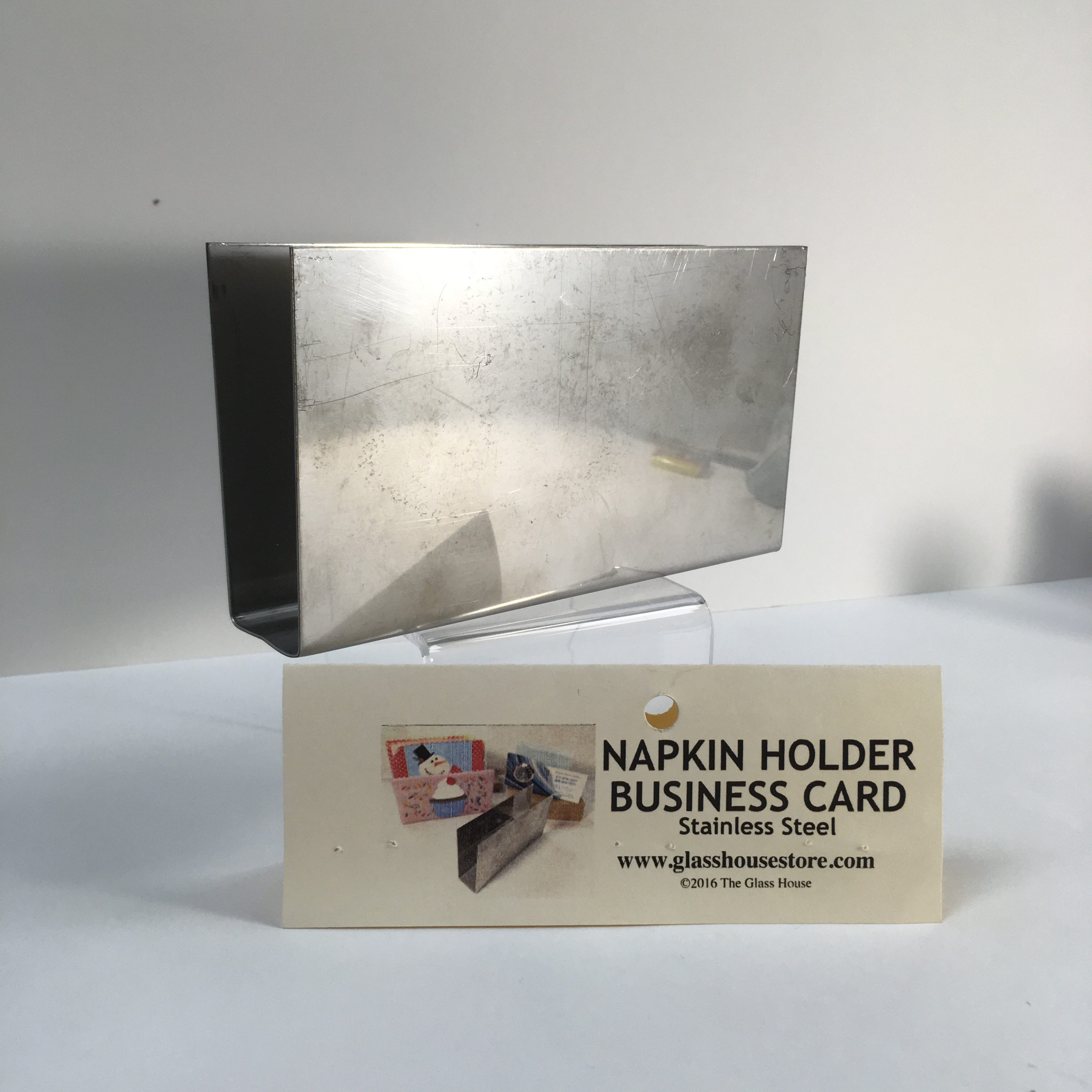 Stainless Steel Napkin Holder/ Business Card Mold