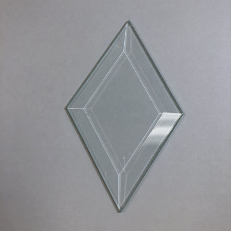 Rectangle Bevel Glass 2″ x 8″ | Glass House Store