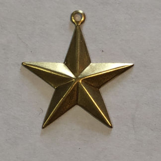 Dull Brass Large Star- H7637