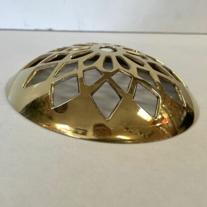 Cast Brass Lamp Vase Cap 4" - Image 2