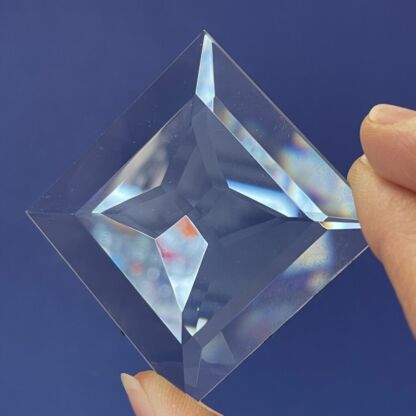 2" x 2" Multi facet Star Square Bevel #S300