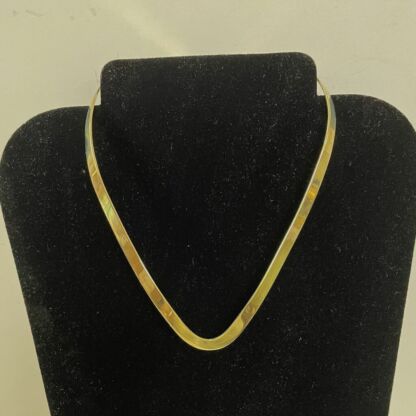 Gold Colored Choker Necklace -#JL402B