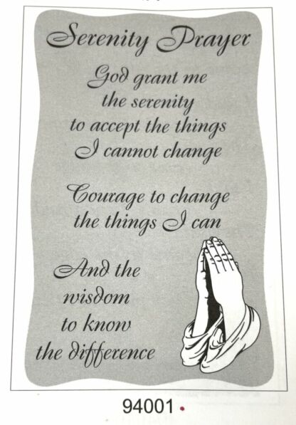 94001CF Serenity Prayer Beveled Mirror - Image 4