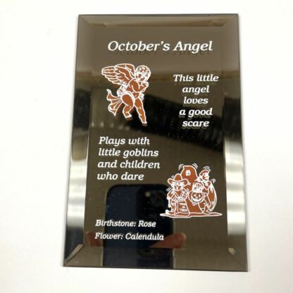 94023CF October's Angel Beveled Mirror