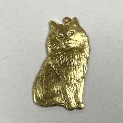 Brass 3-D Cat #BC181