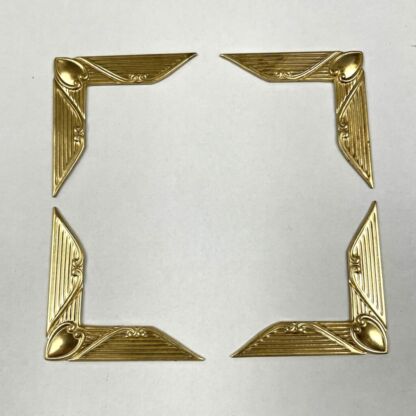 Brass 3-D Art Deco Corner #BC241 - Image 2