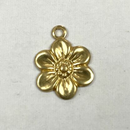 Brass 3-D Tiny Flower #BC222