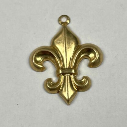 Brass 3-D Fleur-de-lis #BFL659