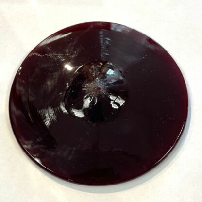 Blenko Handblown Glass Rondel 3 3/4" DK Red #BL310 - Image 4