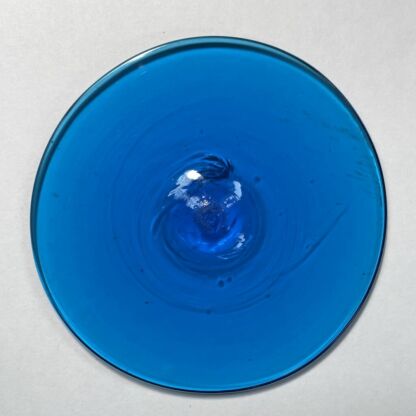 Rondel Blenko Handblown Glass 3 1/2" Teal BL403 - Image 3