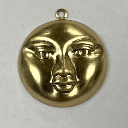 Brass 3-D Moon Face #BM156