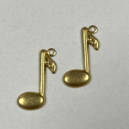 Brass 3-D Music Note #BMN091 - Image 2