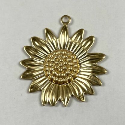 Brass 3-D Sunflower #BS201