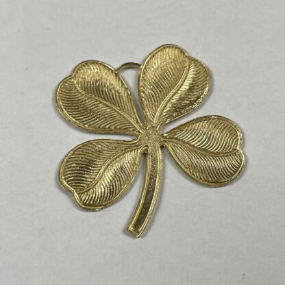 Brass 3-D Large Shamrock #BS344