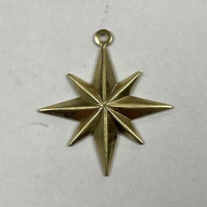 Brass 3-D Small Star Sunburst #BST345