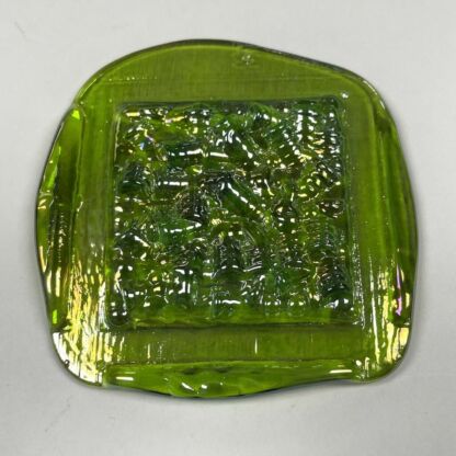 Pressed Square Jewel KJ50-33 (50mm / 2") Green Irridized - Image 3