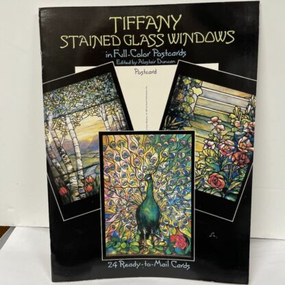 Tiffany Stained Glass Windows Postcards